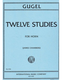 GUGEL H.-Studies (12) for Horn (Chambers)