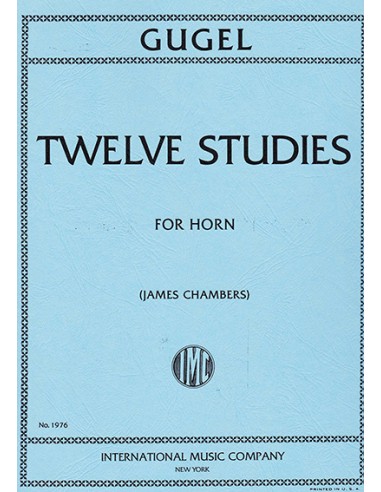 GUGEL H.-Studi (12) per corno (camere)