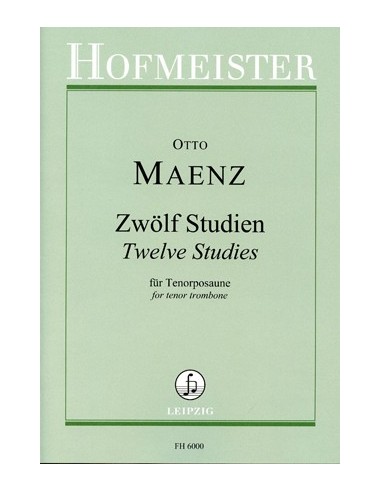 MAENZ O.-Studies (12) per Trombone Tenore