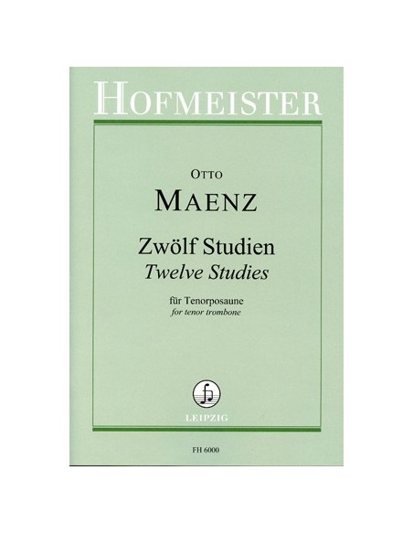 MAENZ O.-Studies (12) per Trombone Tenore