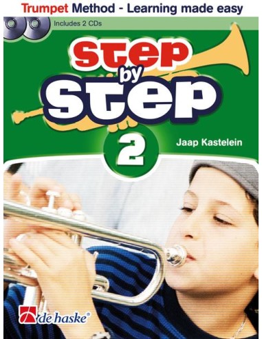 KASTELEIN J.-Step by Step Vol.2 (Methode) für Trompete (Inc.CD)