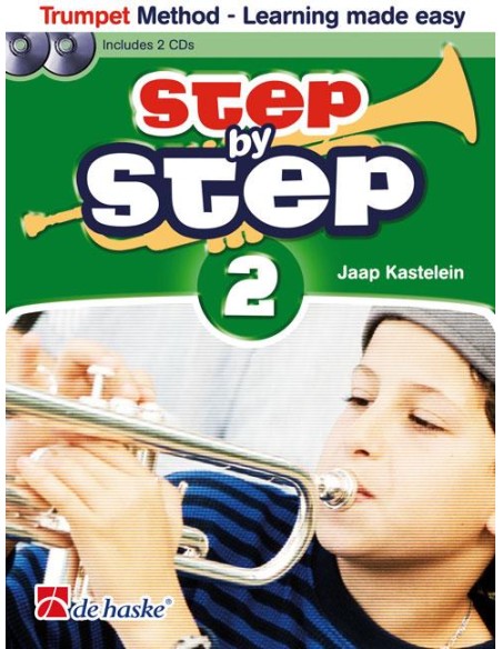 KASTELEIN J.-Step by Step Vol.2 (Methode) für Trompete (Inc.CD)