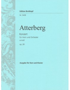 ATTERBERG K.-Konzert op.28 für Horn und Klavier