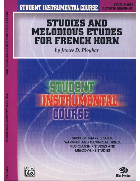 PLOYHAR J.D.-Melodic Studies 3rd for Horn