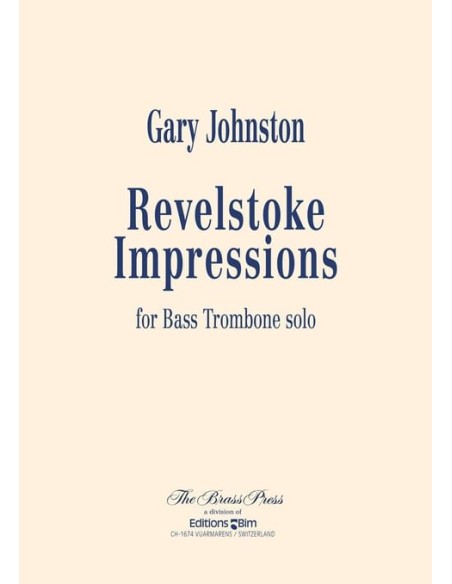 JOHNSTON G.-Revelstoke Impressions pour trombone basse