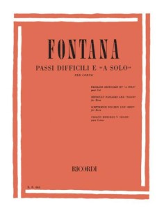 FONTANA C.-Difficult Passages for Horn