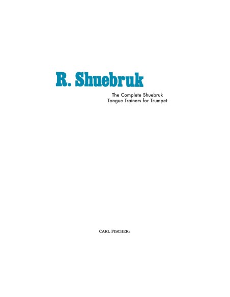 SHUEBRUK R.-Trainer Completi per Tromba