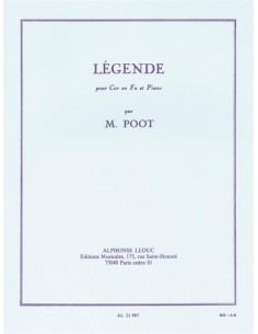 POOT M.-Legende per corno e pianoforte