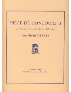 DEFAYE J.M.-Piece de Concours nº 2 para Trompeta y Piano