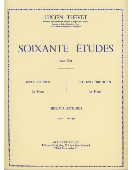 THEVET L.-Studi (60) per corno