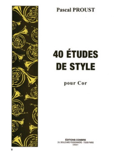 PROUST P.-Style Studies (40) per corno