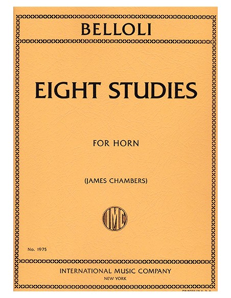 BELLOLI A.-Studi (8) per corno (camere)