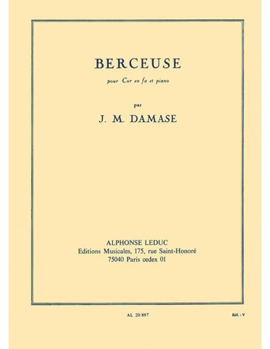 DAMASE E.-Berceuse per corno e pianoforte