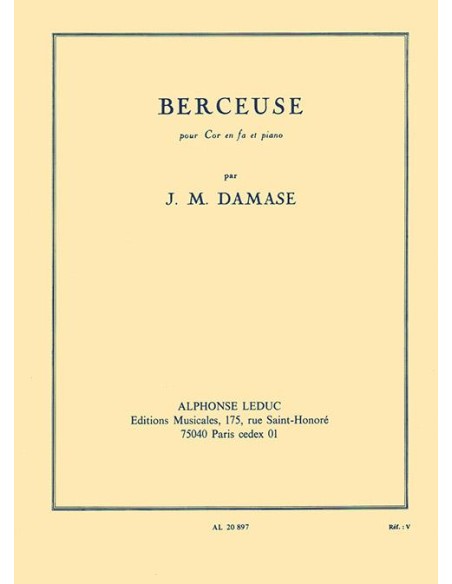 DAMASE E.-Berceuse per corno e pianoforte