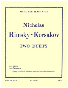 RIMSKY KORSAKOV N.-Duette (2) für 2 Hörner oder 2 Trompeten