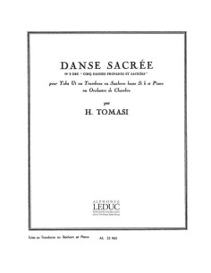 TOMASI H.-Danse Sacree for Bass Trombone and Piano