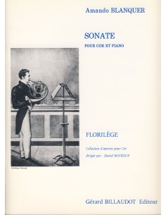 BLANQUER A.-Sonate pour cor et piano (Bourgue)