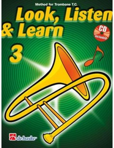 BOERSTOEL & KASTELEIN-Regarder, écouter et apprendre (Méthode) Vol.3 pour trombone en si bémol (TC) (Inc.CD)