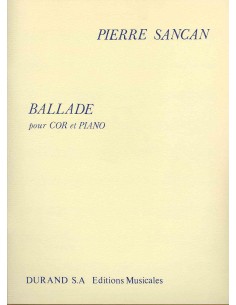 SANCAN P.-Ballade per corno e pianoforte