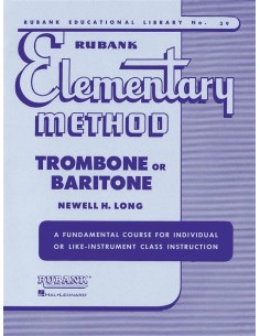 RUBANK-Méthode élémentaire pour trombone ou baryton (long)