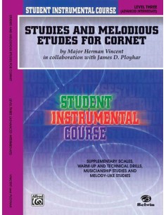 VINCENT & WEBER-Studies and Melodious Etudes for Cornet 3 (Ployhar)