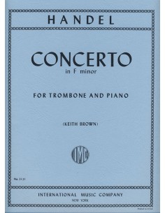 HAENDEL G.F.-Concerto en fa mineur pour trombone et piano (Brown)