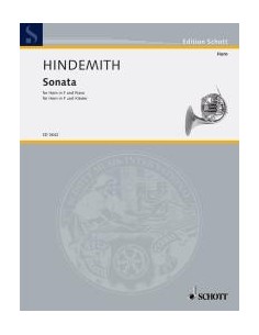 HINDEMITH P.-Sonata (1939) per corno e pianoforte