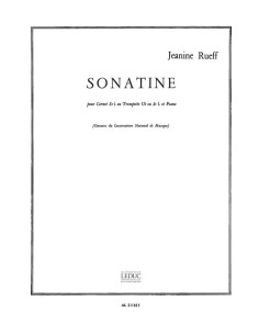 RUEFF J.-Sonatine per tromba (cornetta) e pianoforte