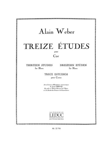 WEBER A.-Studi (13) per corno