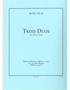 JOLAS B.-Duos (3) per tuba e pianoforte