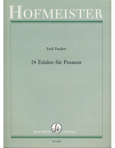 PAUDERT E.-Etüden (24) für Posaune (Seyffarth)