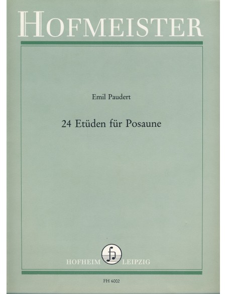 PAUDERT E.-Studi (24) per Trombone (Seyffarth)