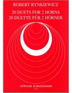 RYNKIEWICZ R.-Duets (20) pour 2 cors