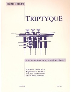 TOMASI H.-Triptyque pour trompette et piano