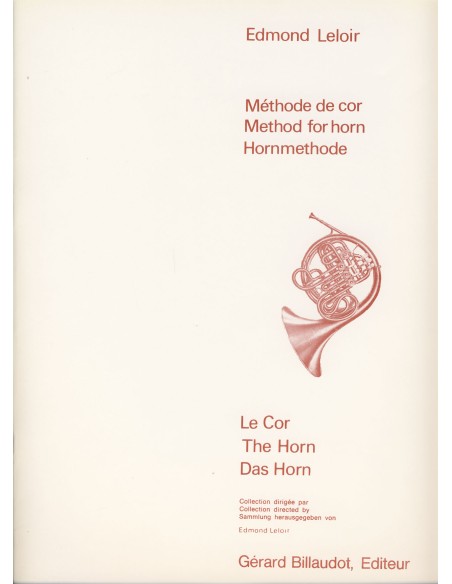 LELOIR E.-Methode de Cor für Horn