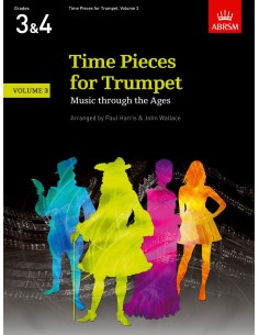 ABRSM-Time Pieces 3º: Grades 3/4 para Trompeta y Piano (Harris/Wallace)
