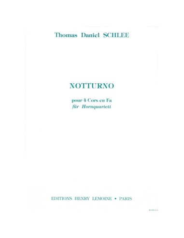 SCHLEE T.D.-Notturno Op.35 per 4 corni