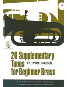 GREGSON E.-Melodie supplementari per ottoni principianti (20) per trombone