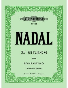 NADAL J.-Studies (25) per trombone ed eufonio