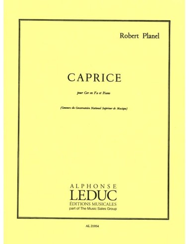 PLANEL R.-Caprice per corno e pianoforte