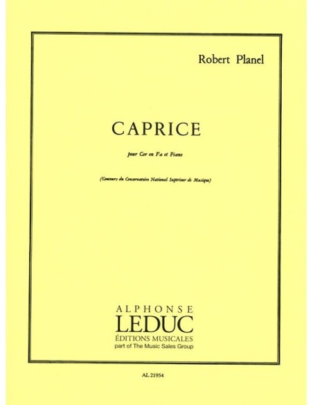 PLANEL R.-Caprice per corno e pianoforte