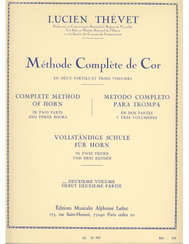 THEVET L.-Methode Complete Vol.2 per corno