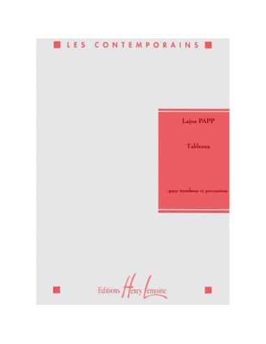 PAPP L.-Tableaux pour trombone et percussion
