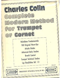 COLIN C.-Méthode moderne complète pour trompette ou cornet