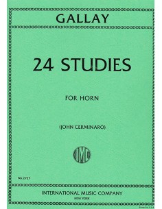 GALLAY J.F.-Studi (24) per Corno (Cerminaro)