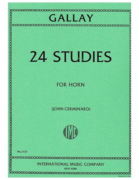 GALLAY J.F.-Studi (24) per Corno (Cerminaro)