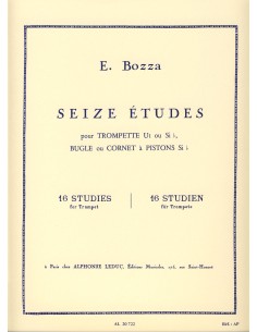 BOZZA E.-Studies (16) for Trumpet
