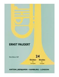 PAUDERT E.-Estudios (24) para Trompeta