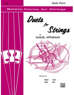 APPLEBAUM S.-Duets pour cordes Vol.3 para Viola