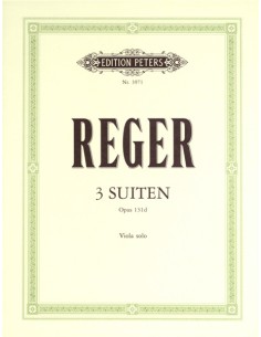 REGER M.-Suites (3) Op.131d per Viola